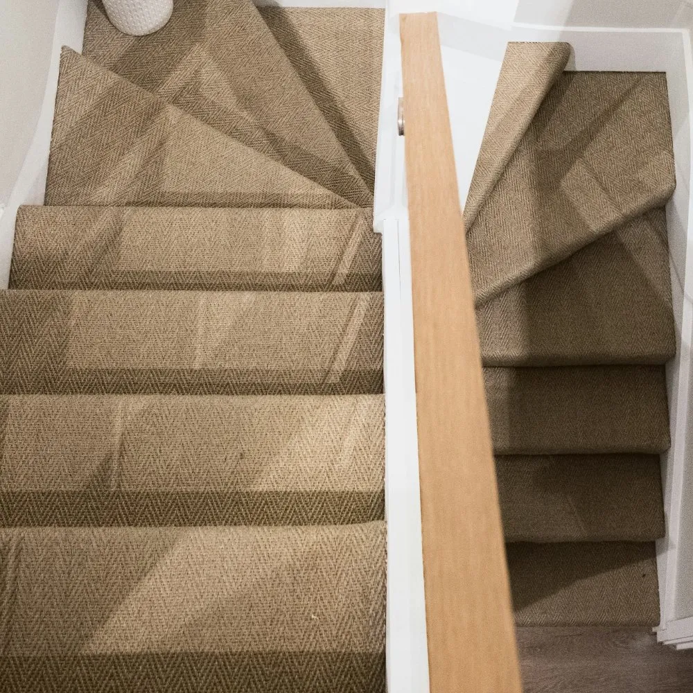 Specialty surfaces: carpeted stairs